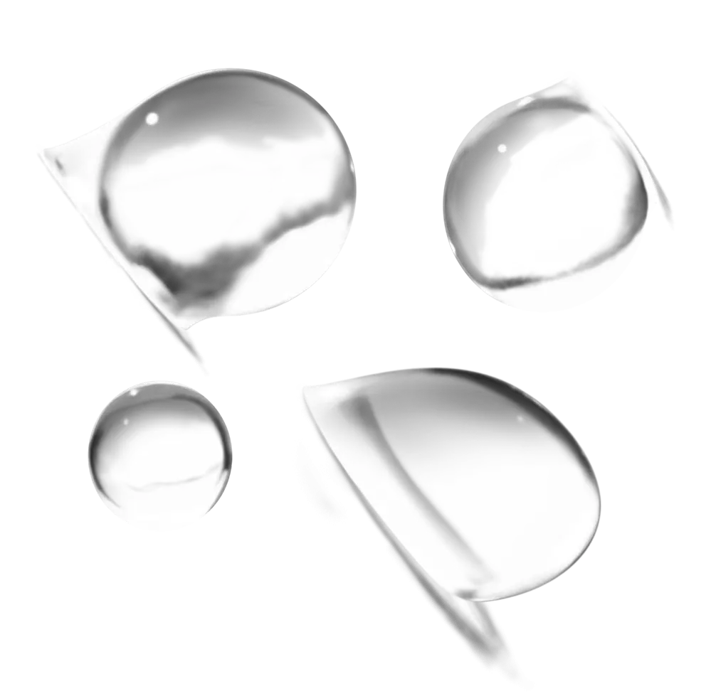 Realistic Transparent Water Droplets Design