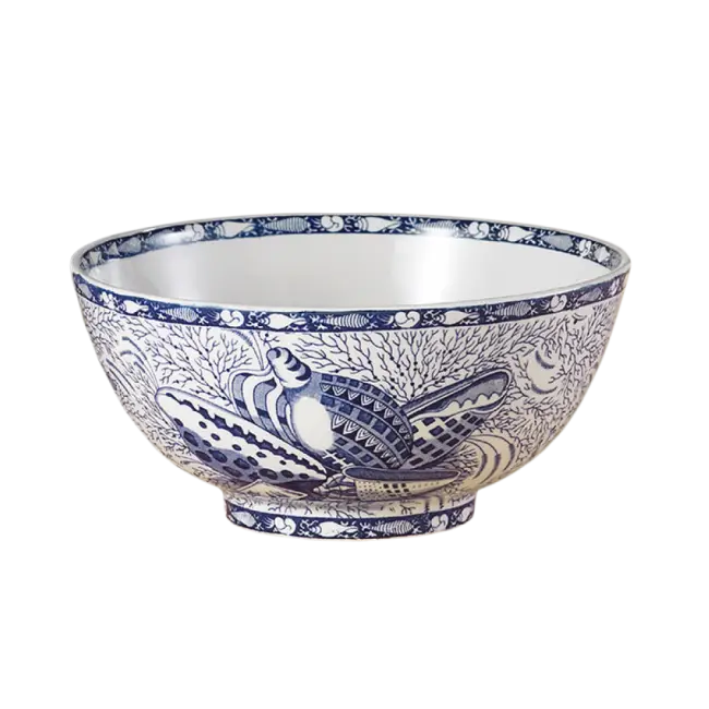 Blue and White Decorative Ceramic Bowl