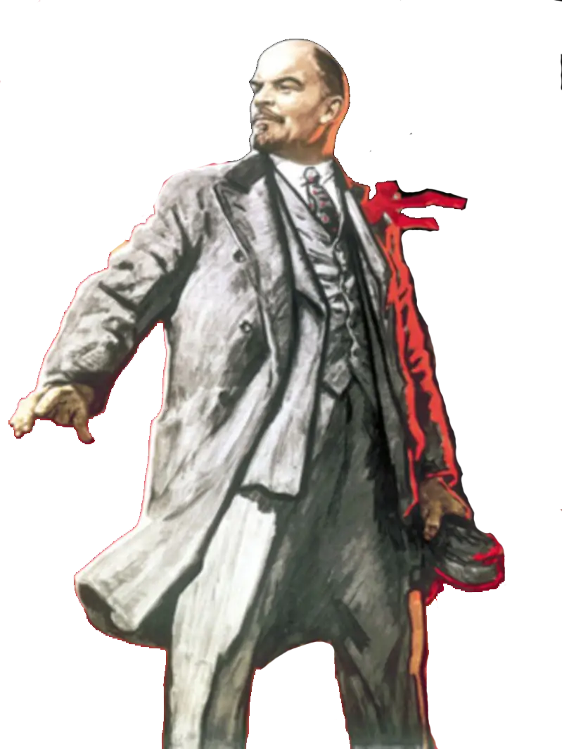 Historical Leader in Grey Coat