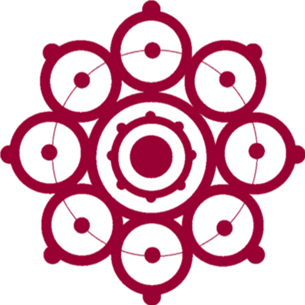 Red Geometric Pattern Design