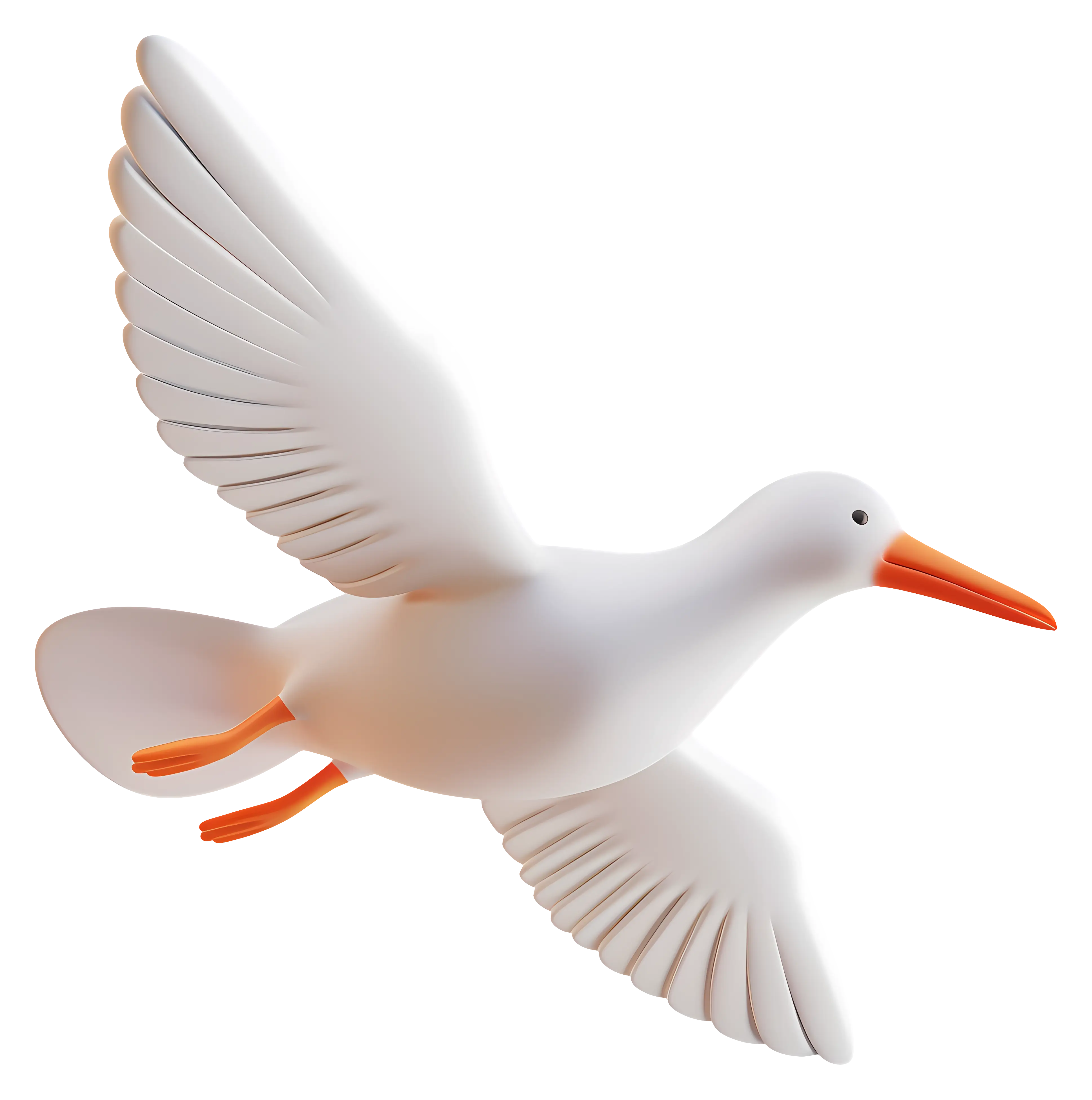 White Bird in Flight