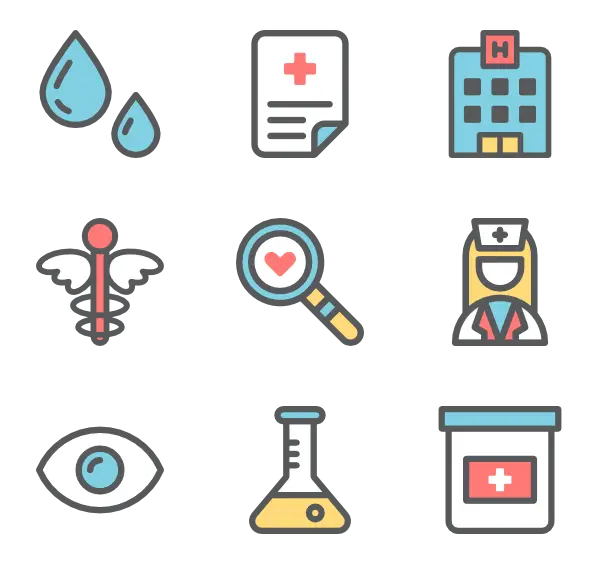 Set of Healthcare and Medical Icons