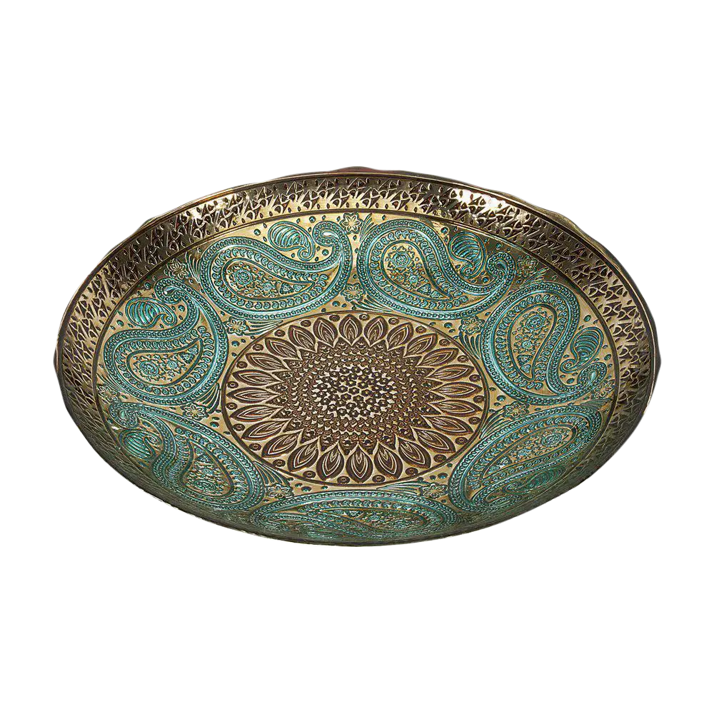 Beautiful Decorative Plate with Intricate Patterns
