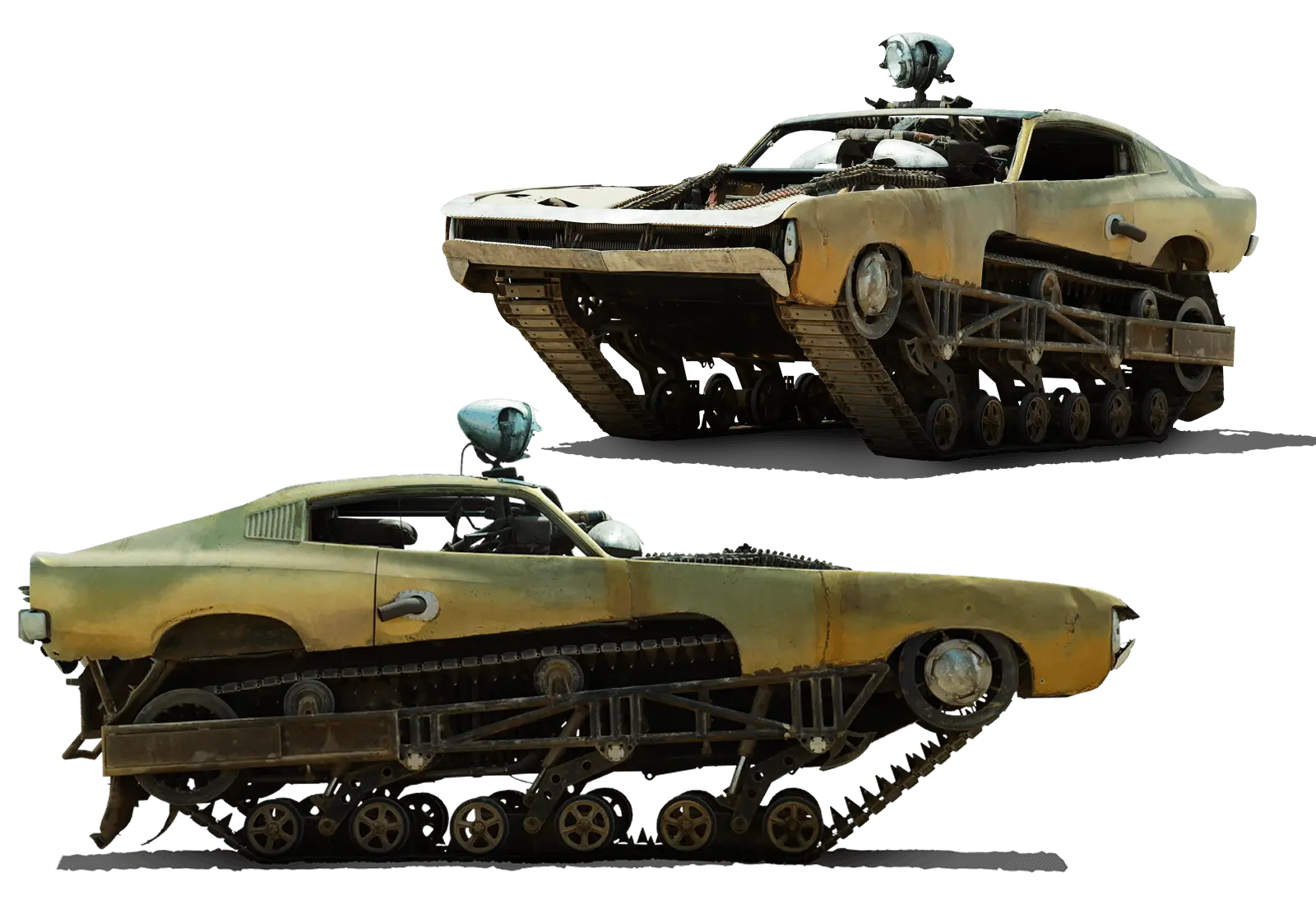Tracked Tank-Like Car Design