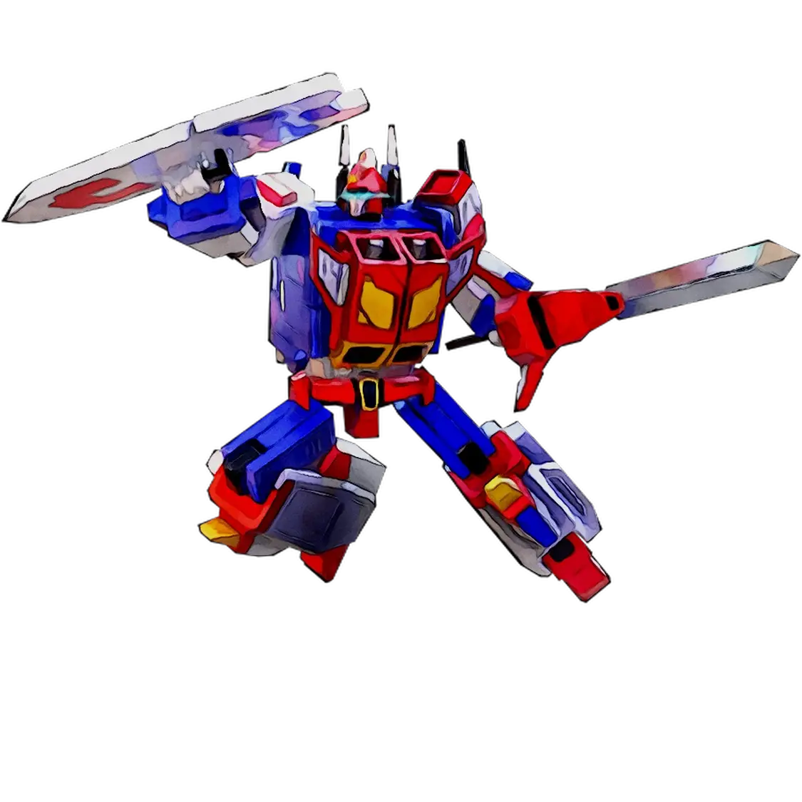 Colorful Robot Action Figure