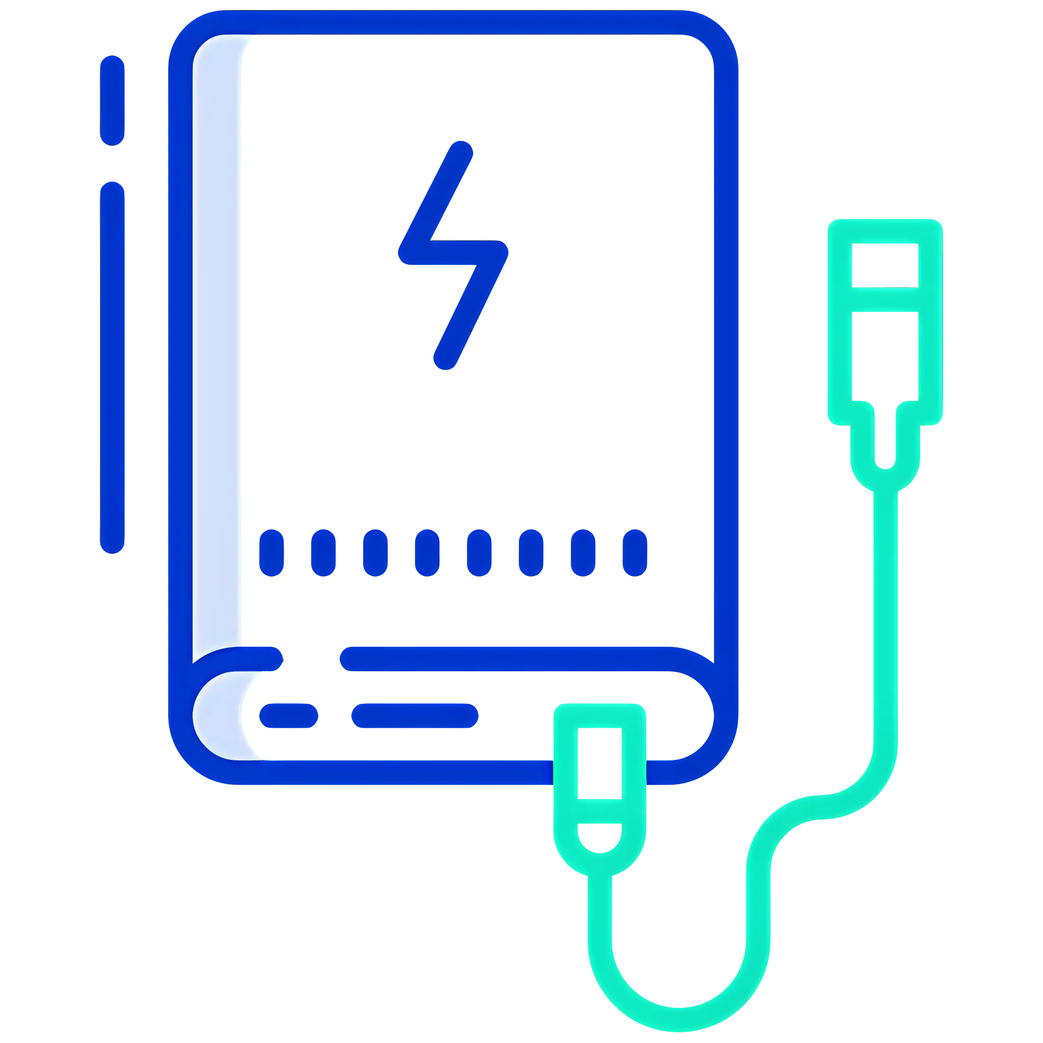 Power Bank with Cable Icon