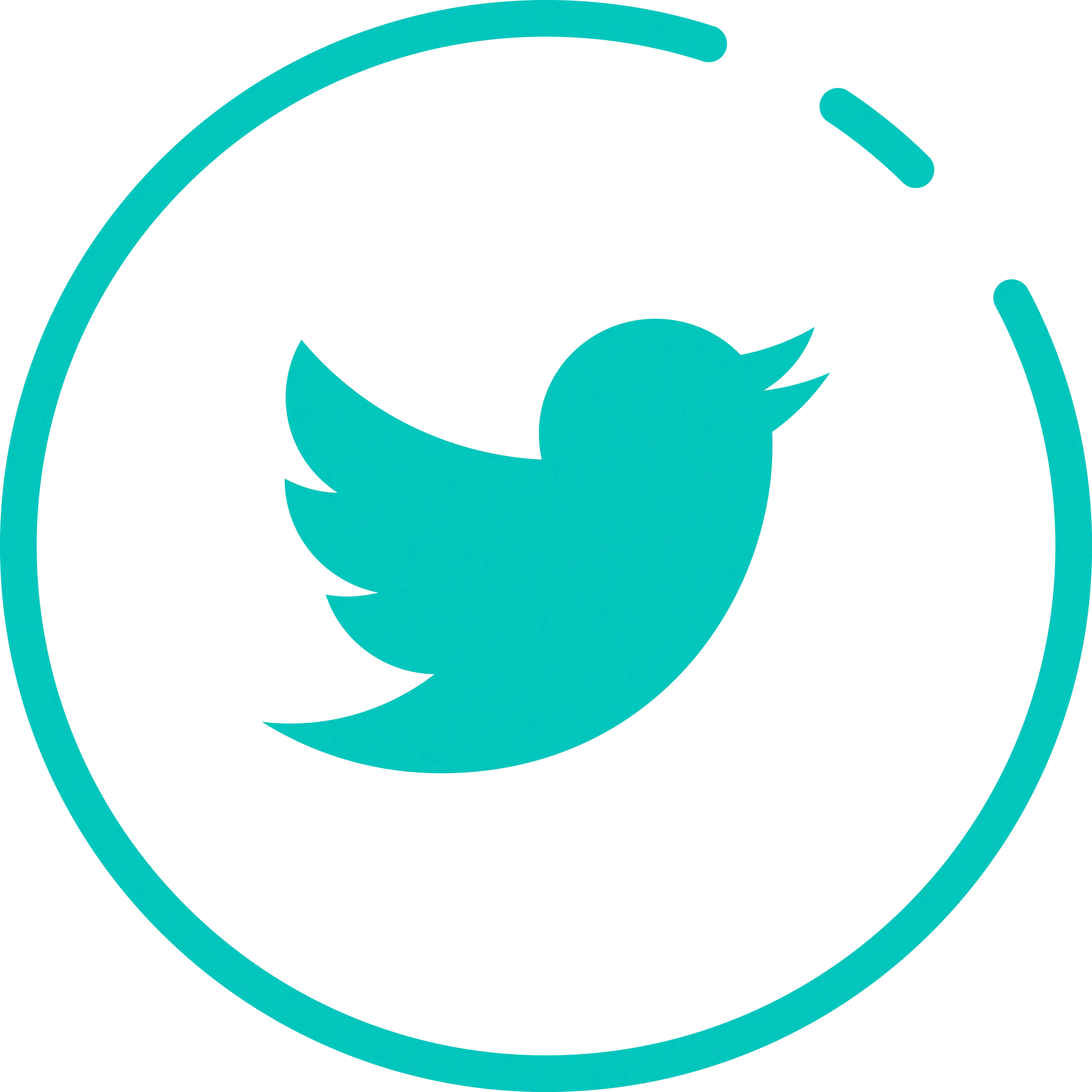 Blue Twitter Logo for Social Media Representation