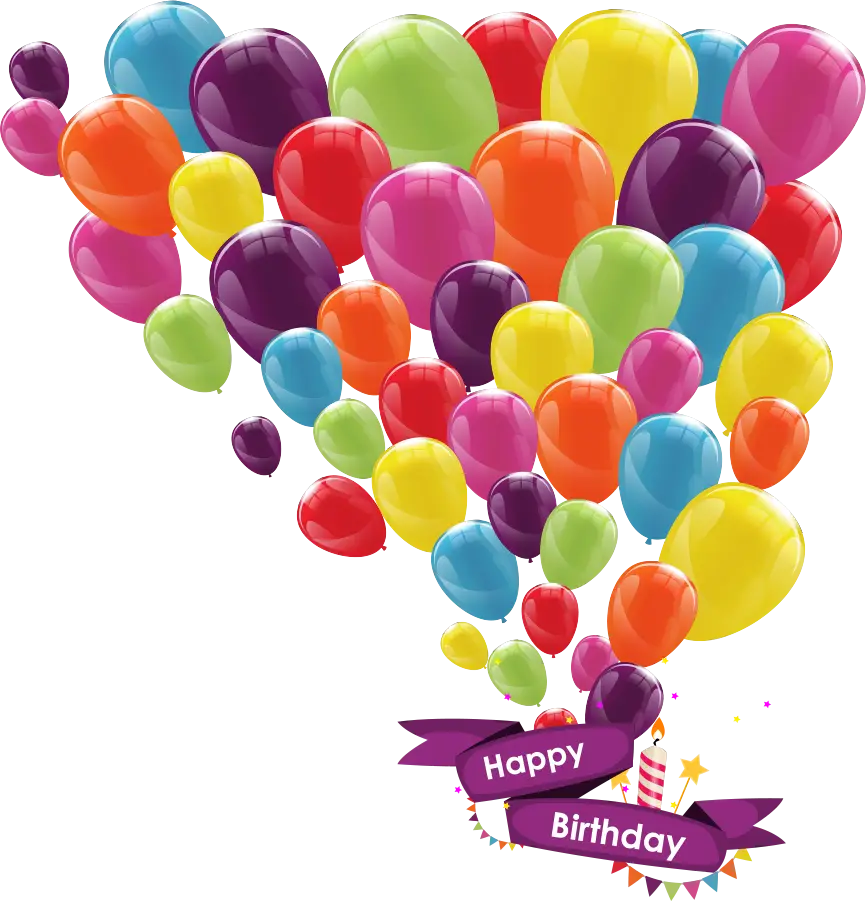 Colorful Birthday Balloons