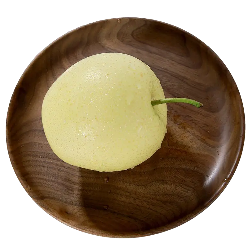 Fresh Fruit on Wooden Plate