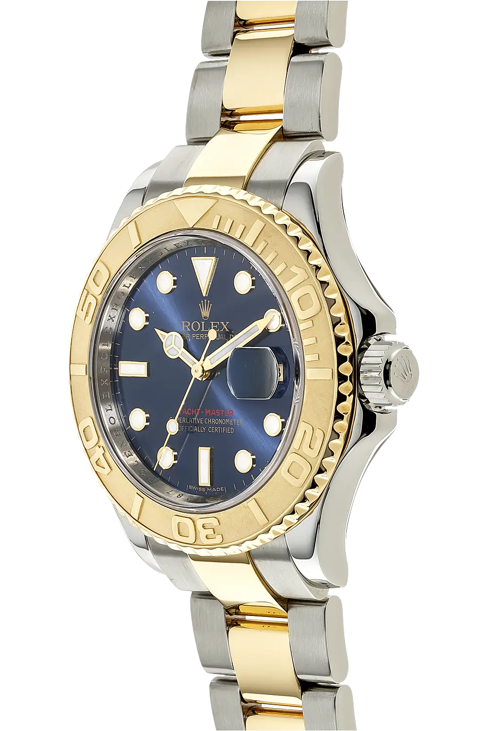 Gold and Silver Wrist Watch with Luxury Appeal