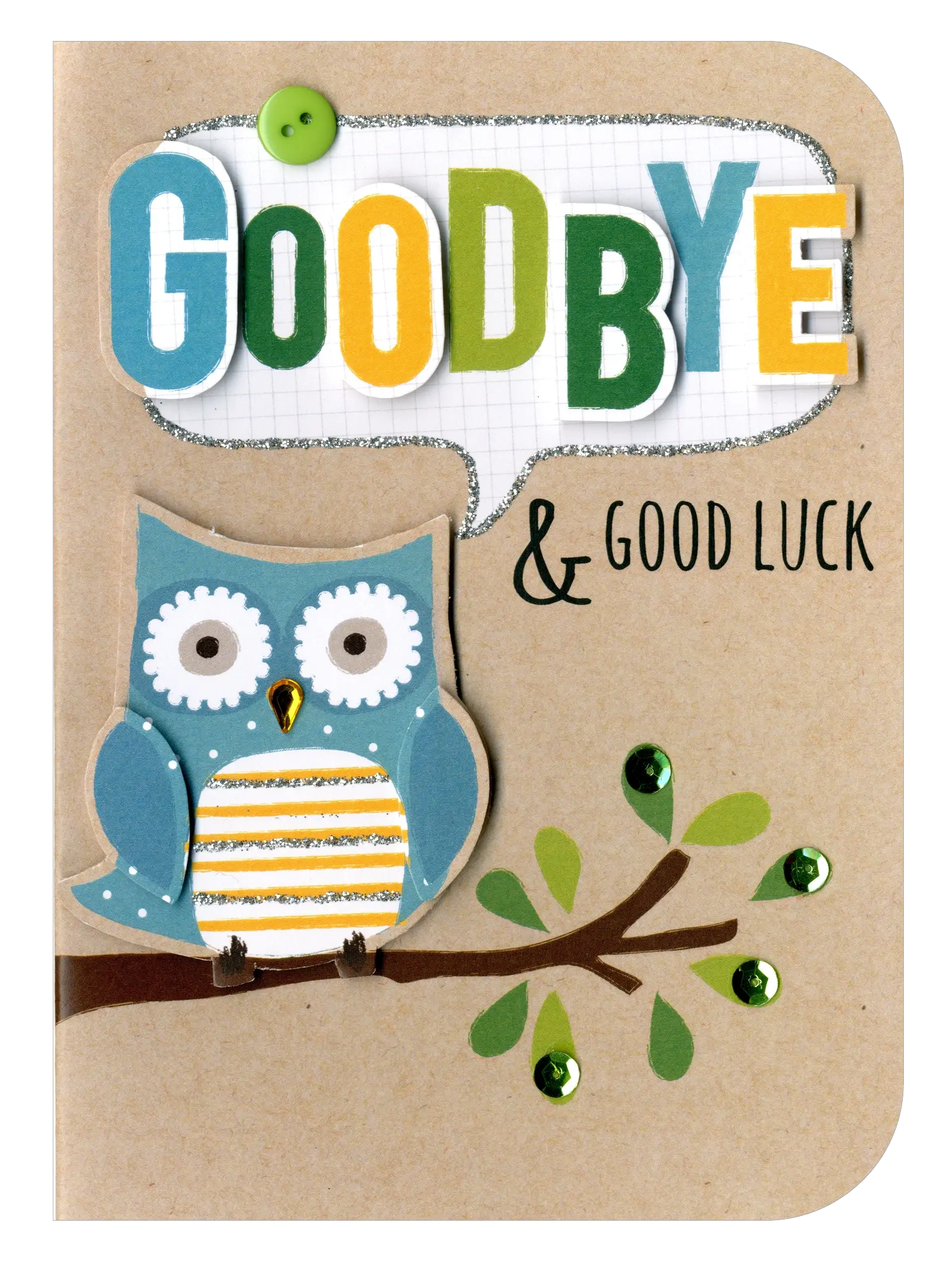 Goodbye and Good Luck Card