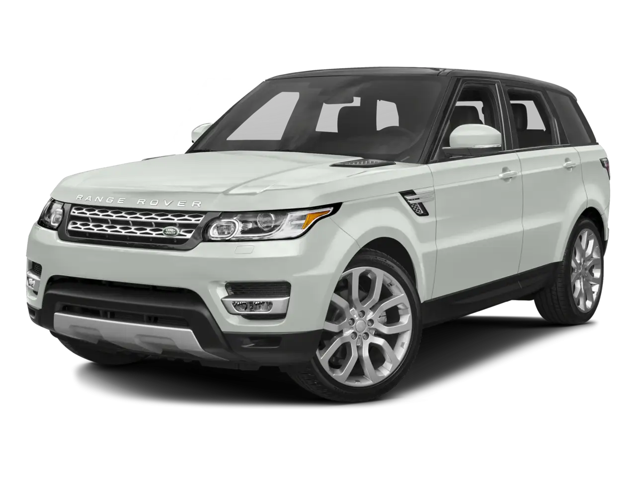 Stylish White Range Rover SUV Design
