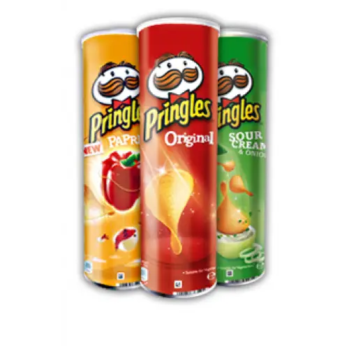 Pringles Chips in Various Flavors