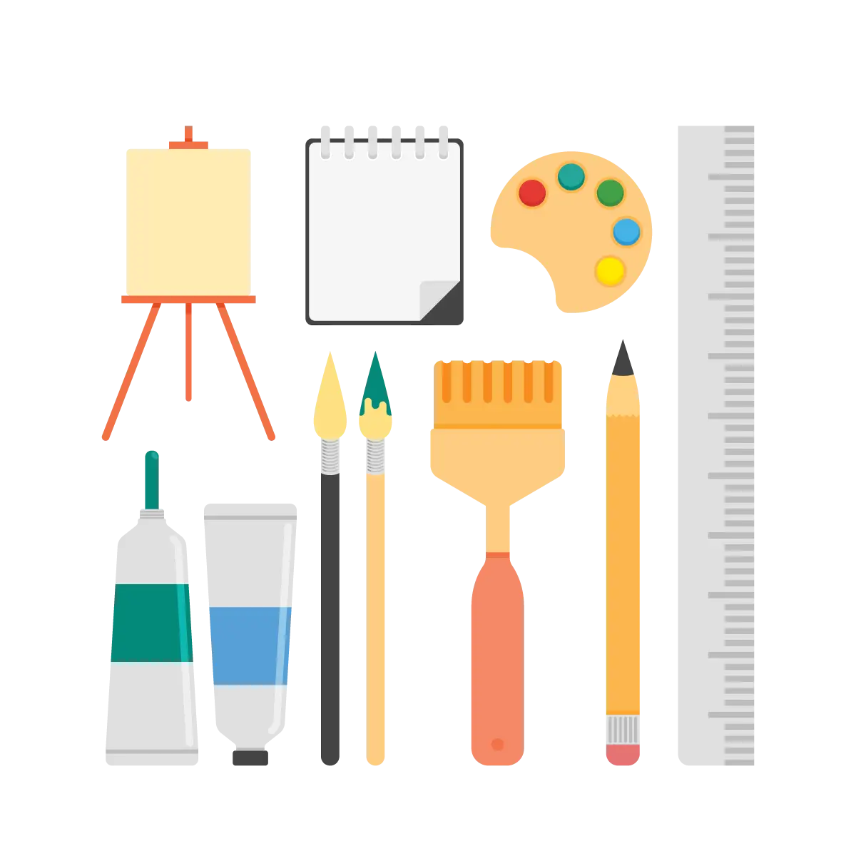 Art Supplies for Painting and Drawing