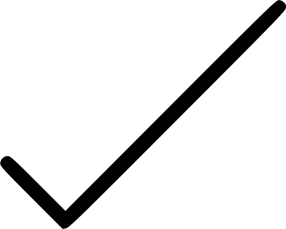 Black Checkmark Symbol