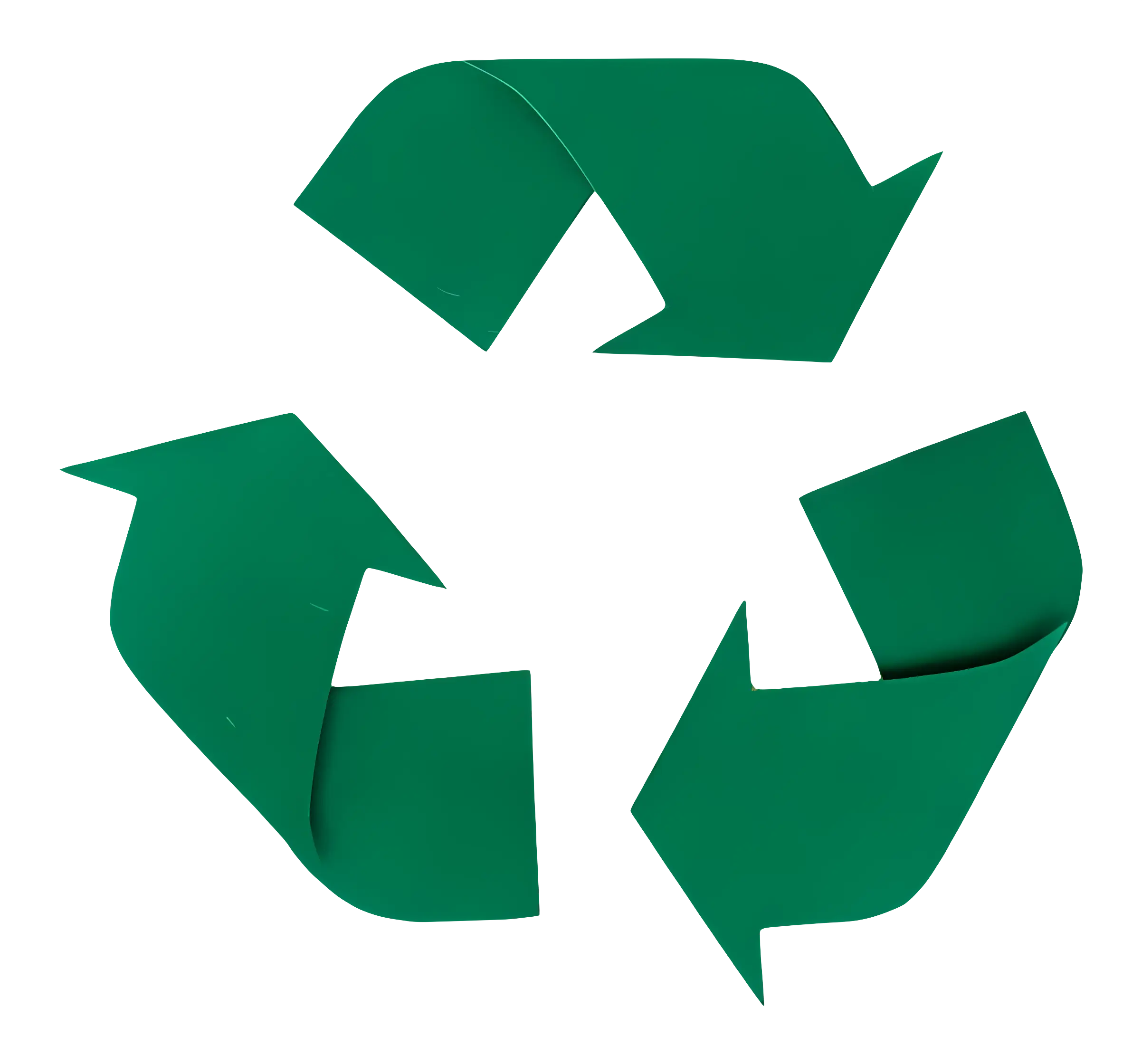 Green Recycling Symbol for Eco Awareness