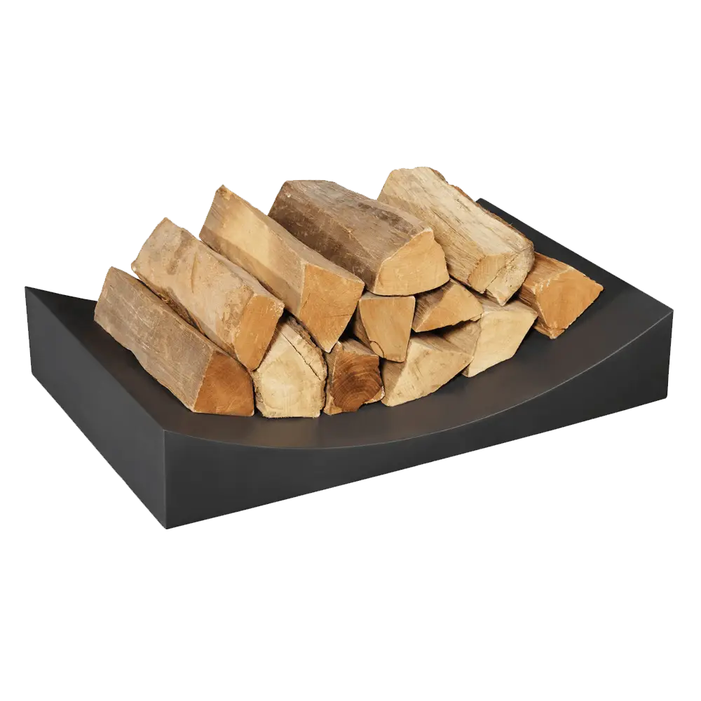 Stack of Firewood on Tray