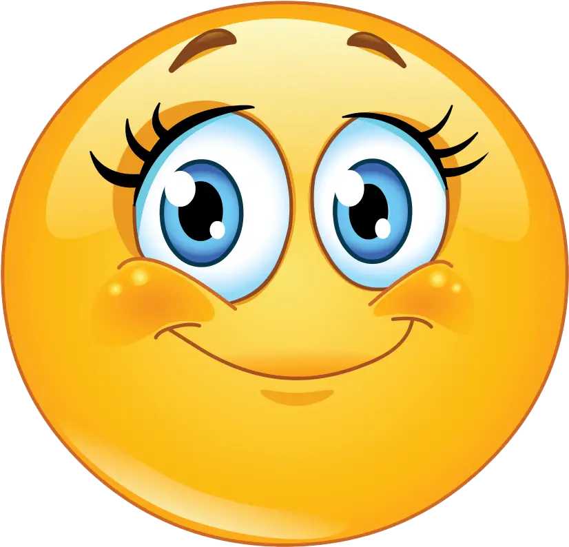 Bright Happy Smiley Face Emoji Illustration
