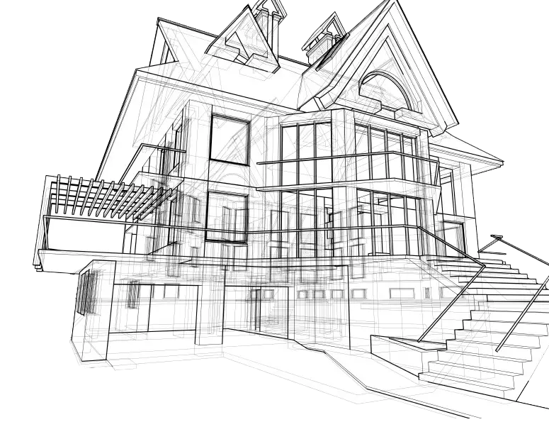 Architectural House Sketch