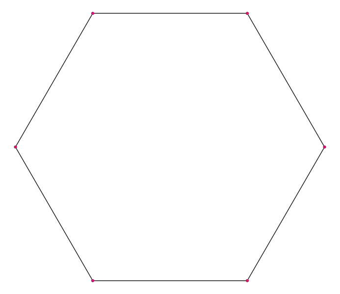 Hexagonal Outline Illustration