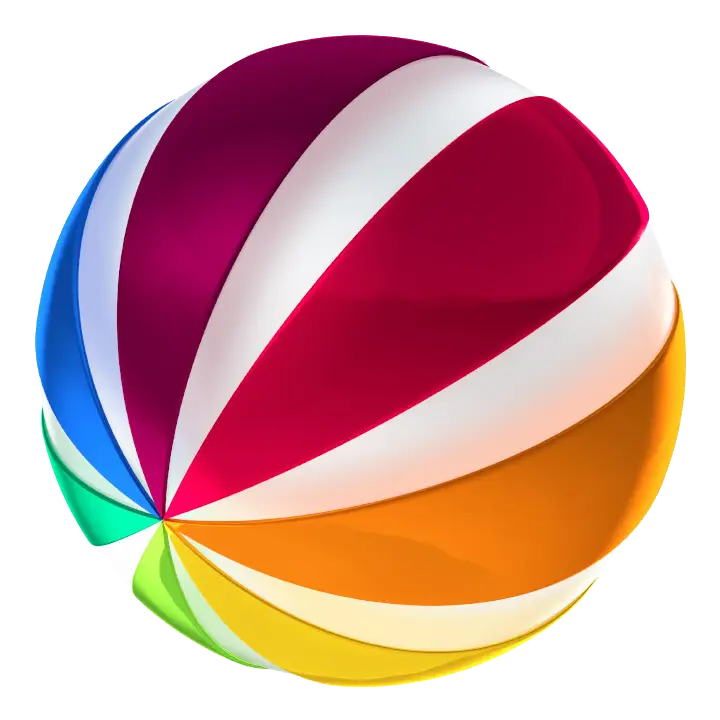 Colorful Inflatable Beach Ball