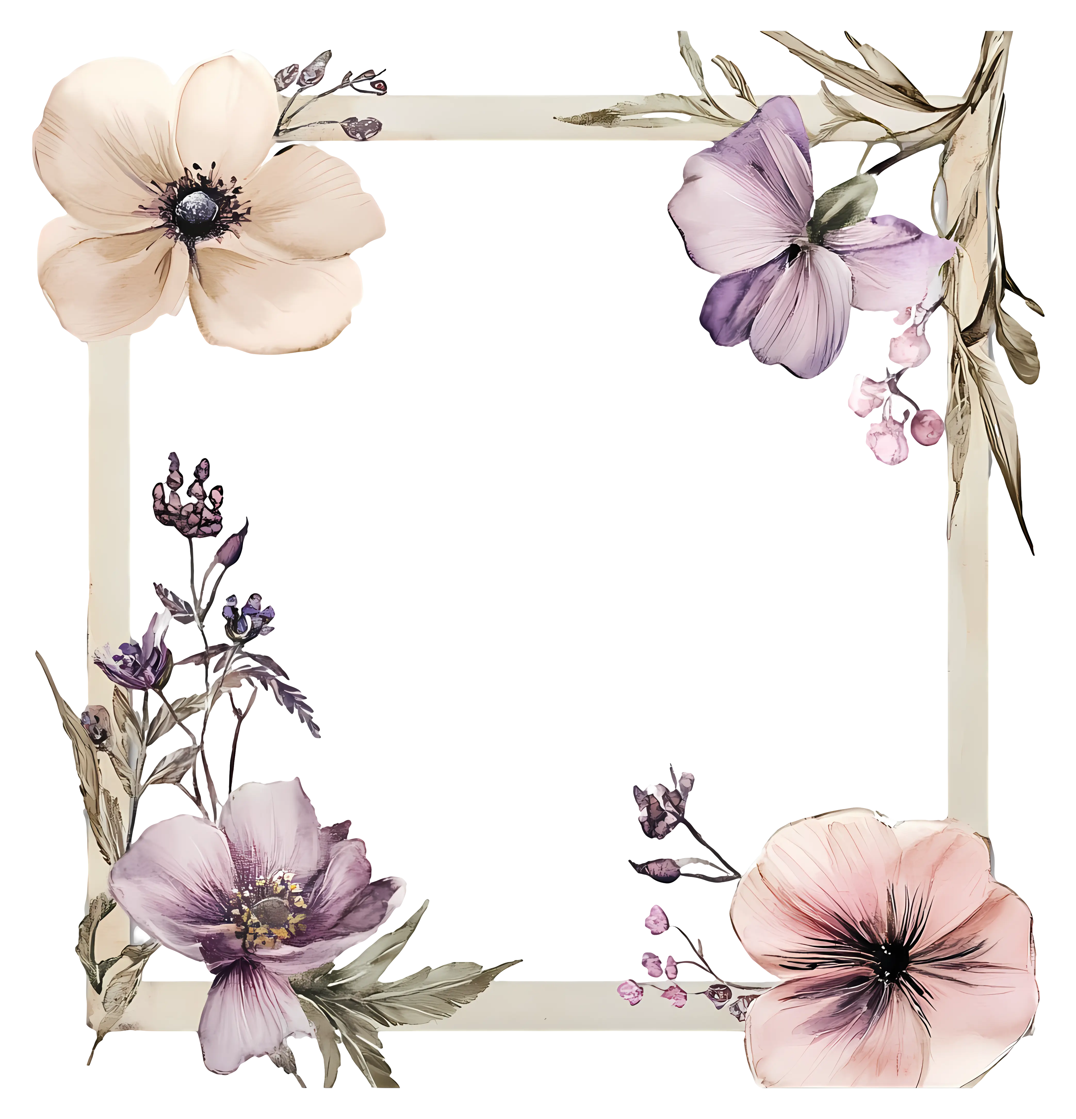 Floral Frame