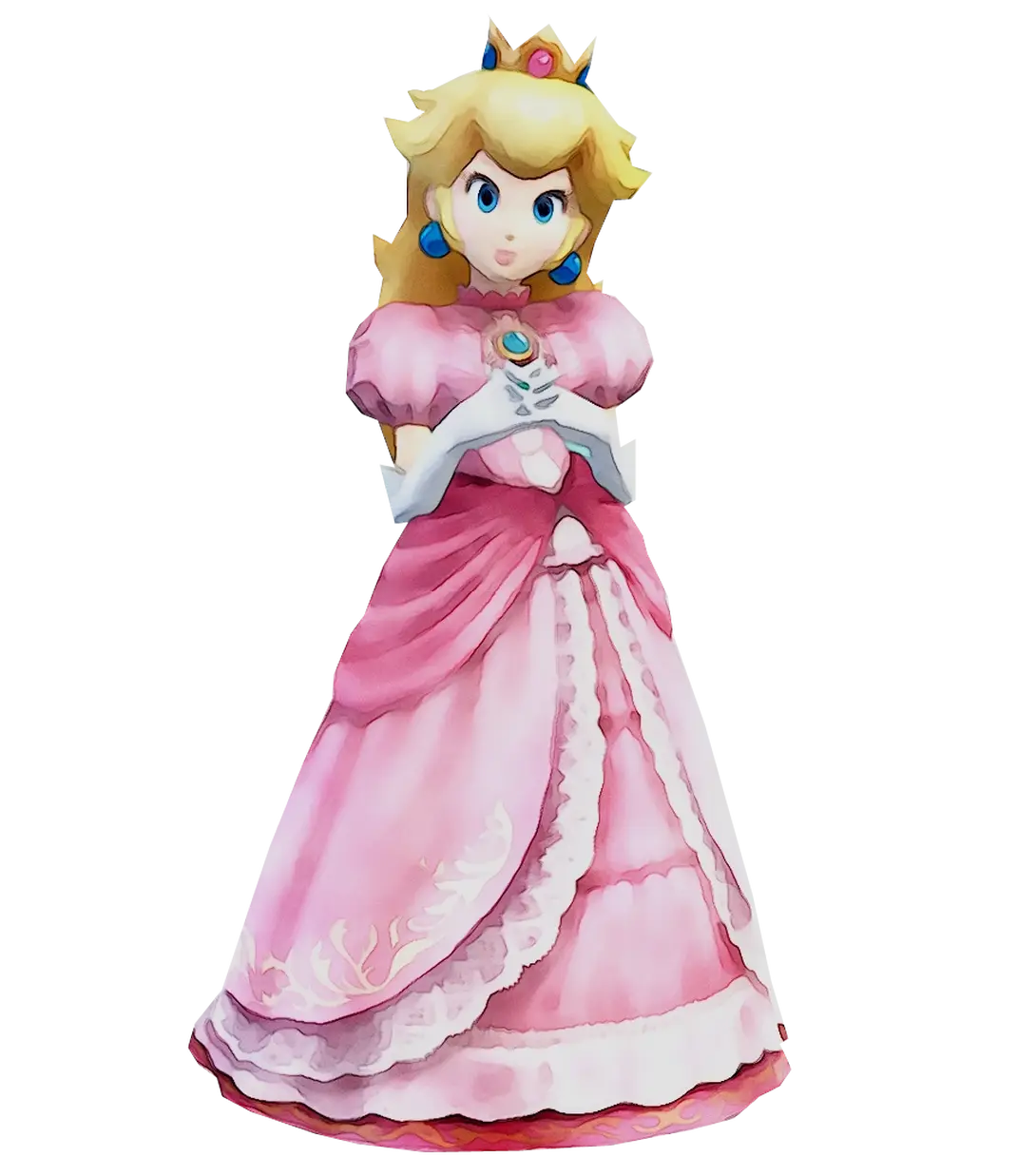 Princess Character in Pink Dress
