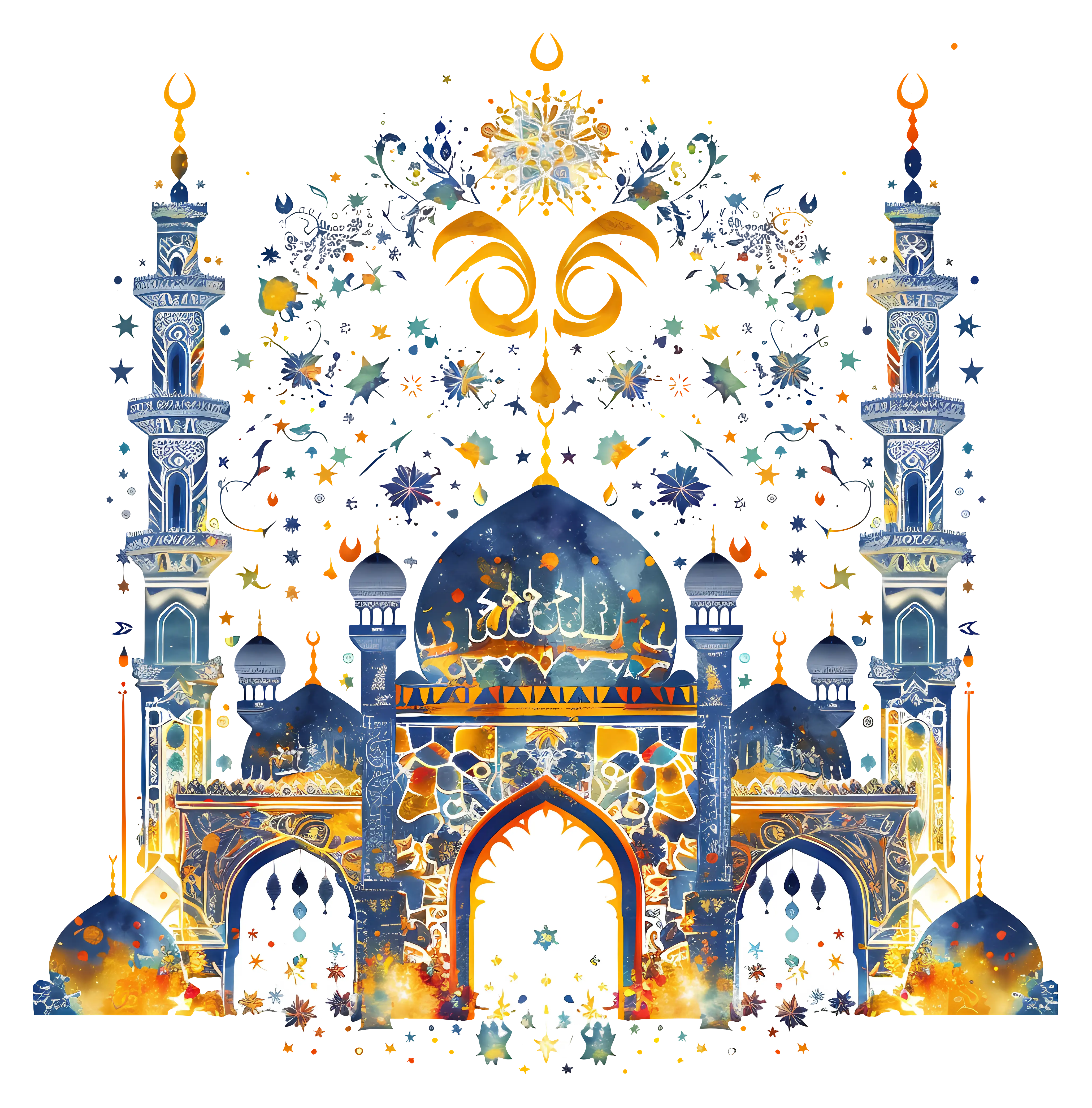 Beautiful Mosque for Ramadan