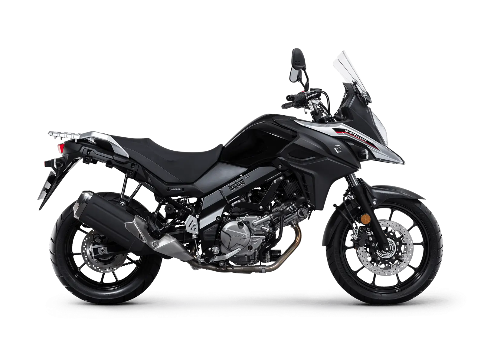 Black Motorcycle for Travel and Performance