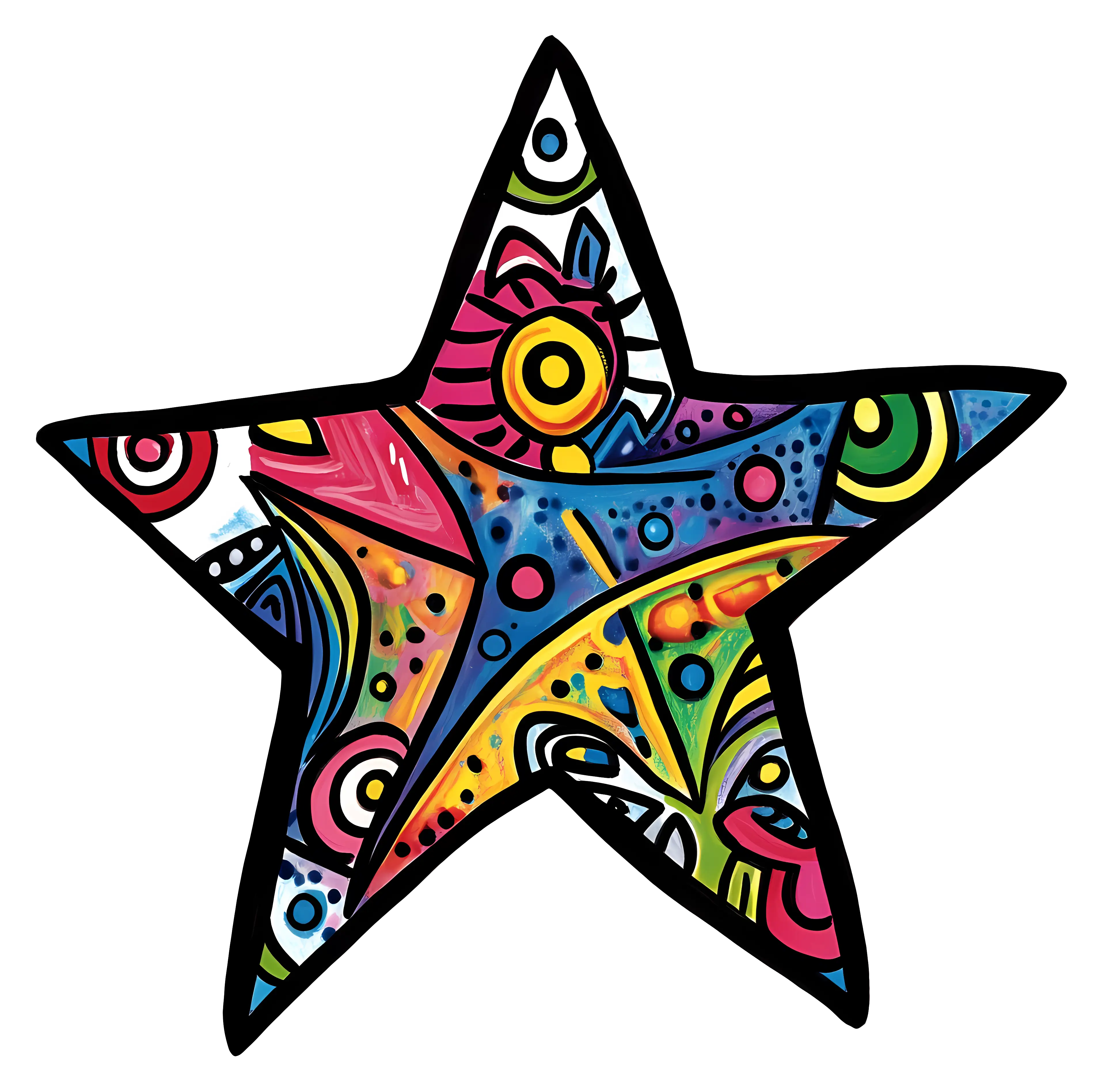 Decorative Patterned Star