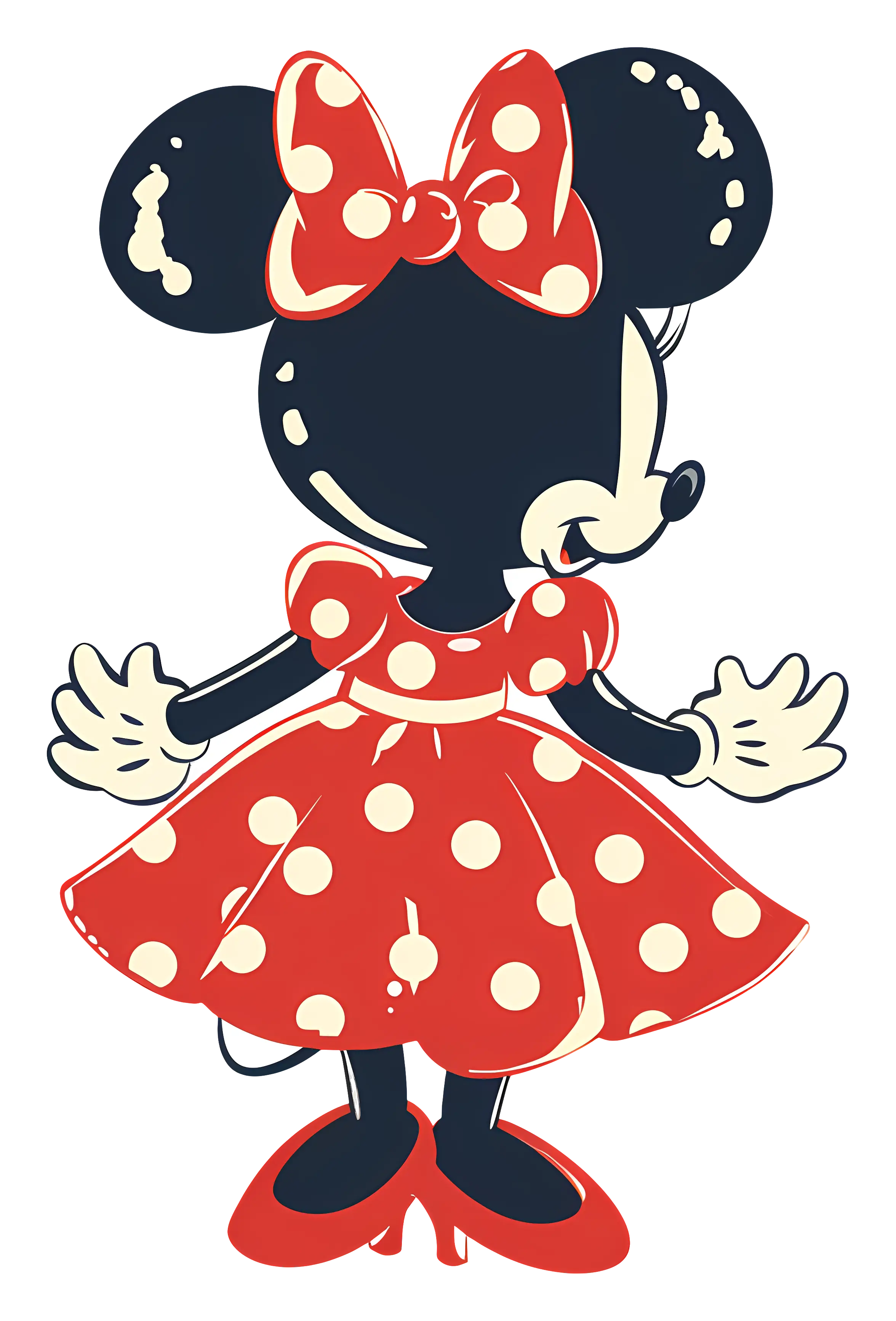 Classic Mouse in Polka Dot Dress
