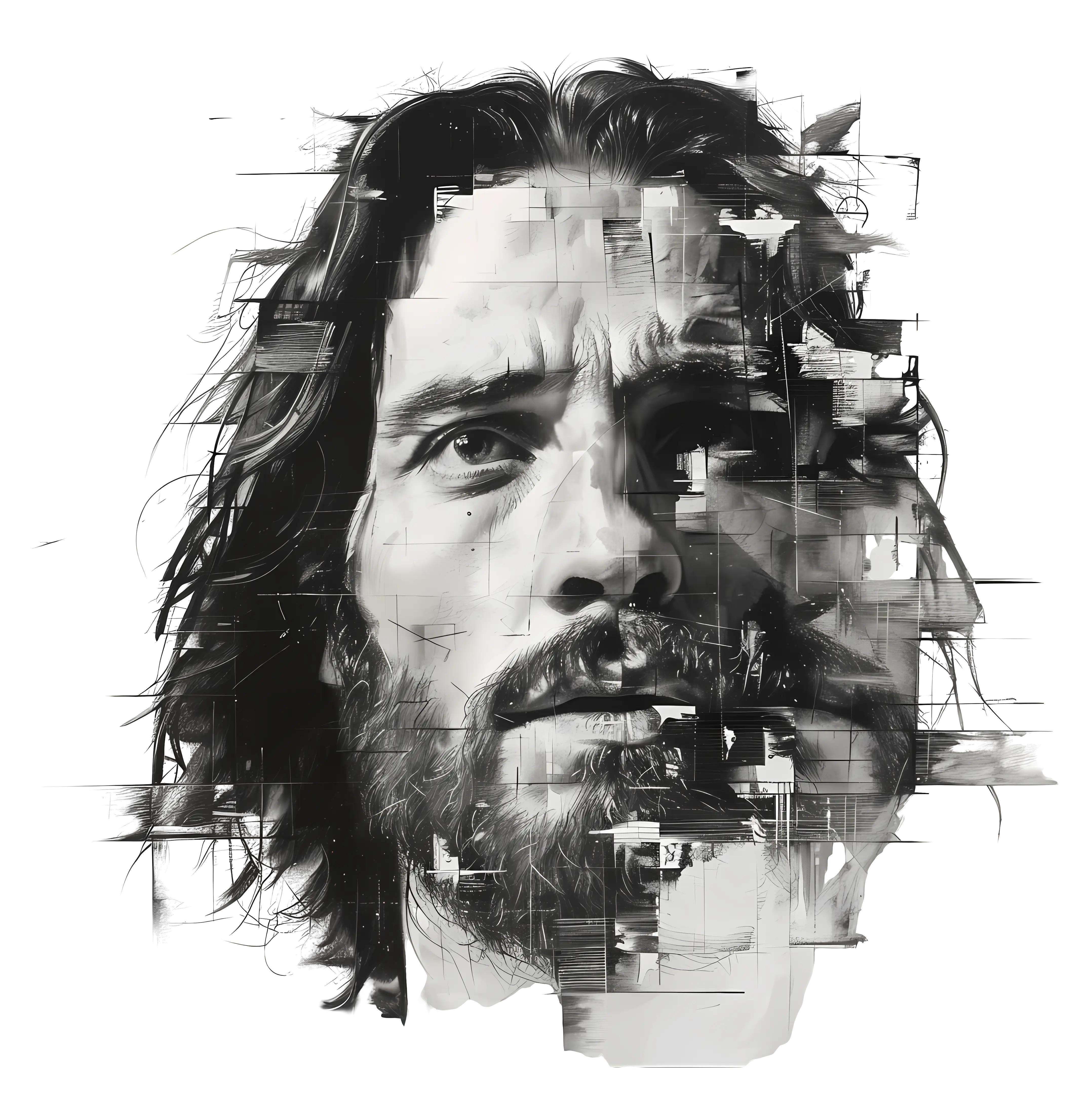 Abstract Portrait Illustration
