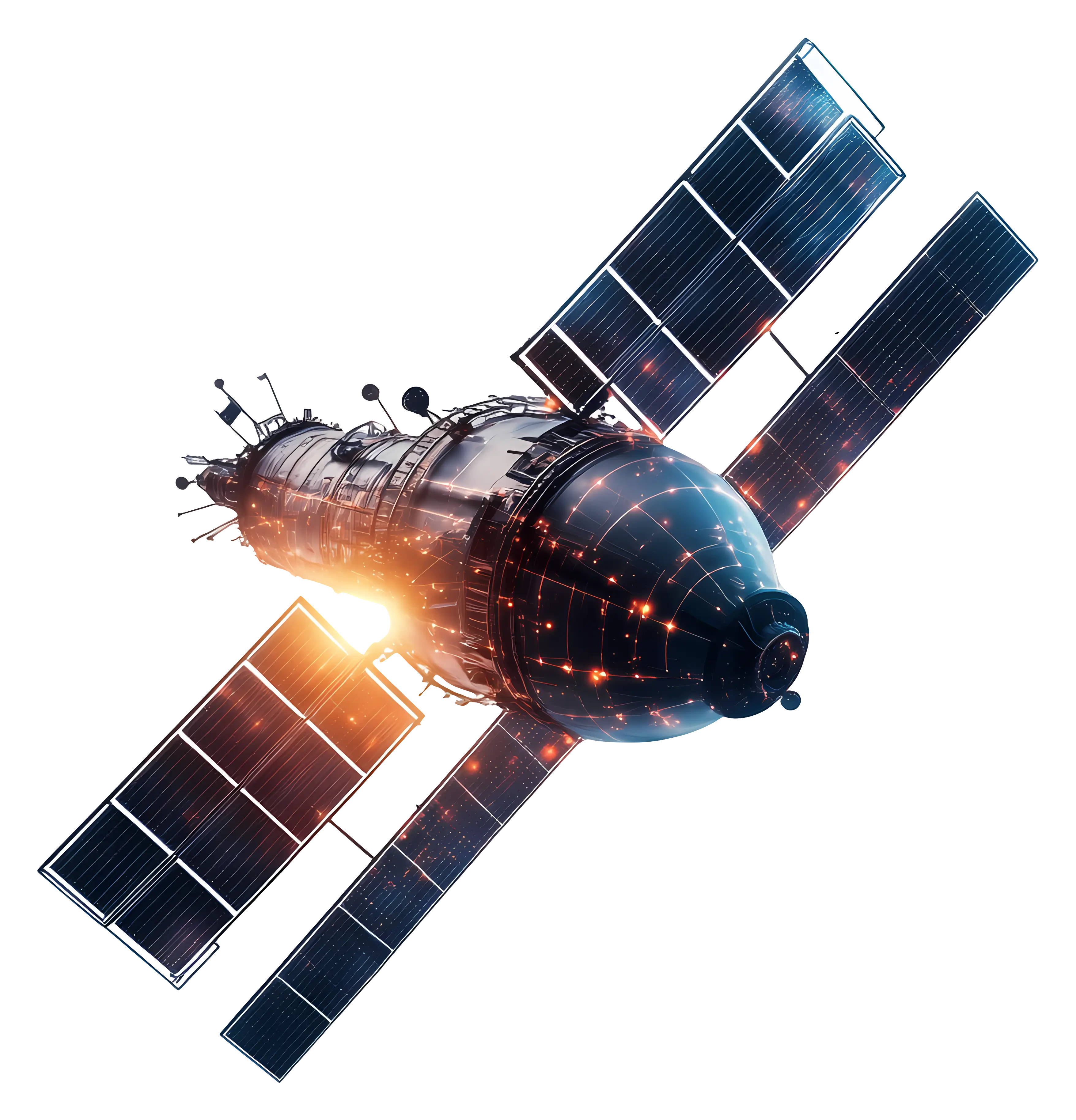Space Satellite Illustration