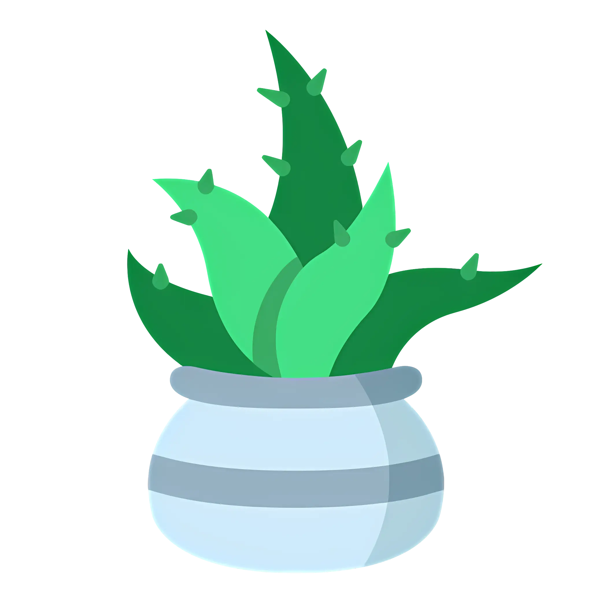 Simple Potted Plant Illustration