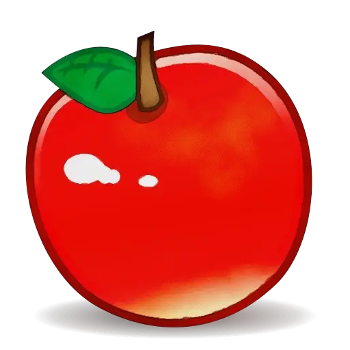 Red Apple Illustration