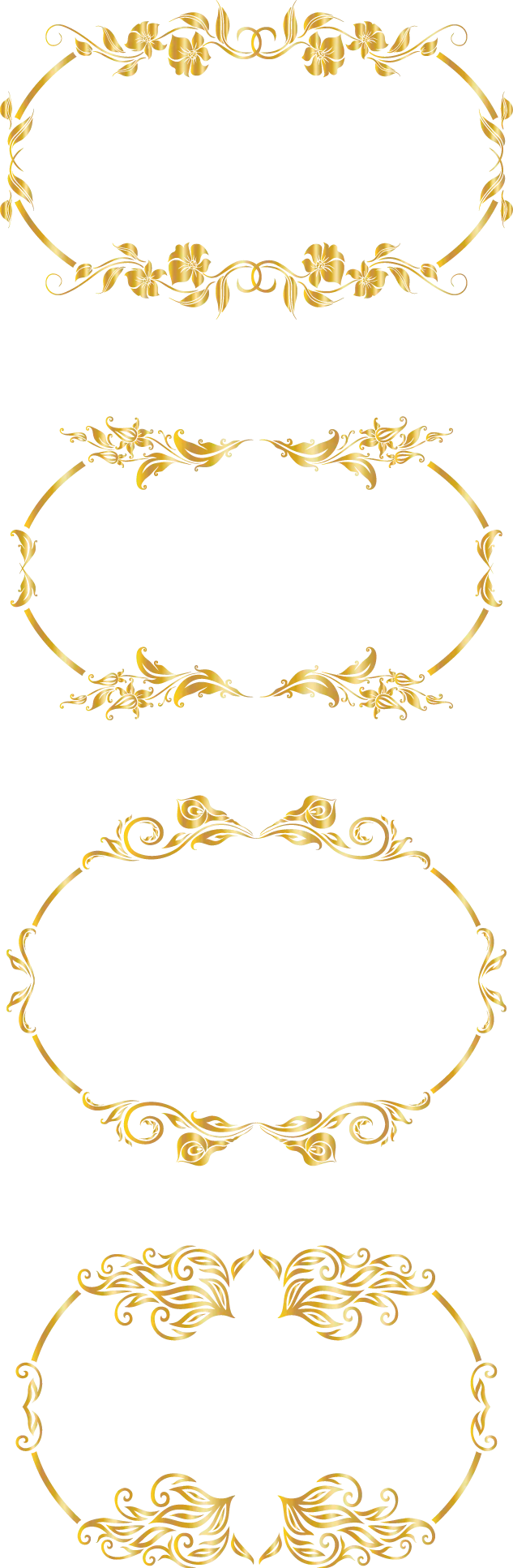 Elegant Golden Frames