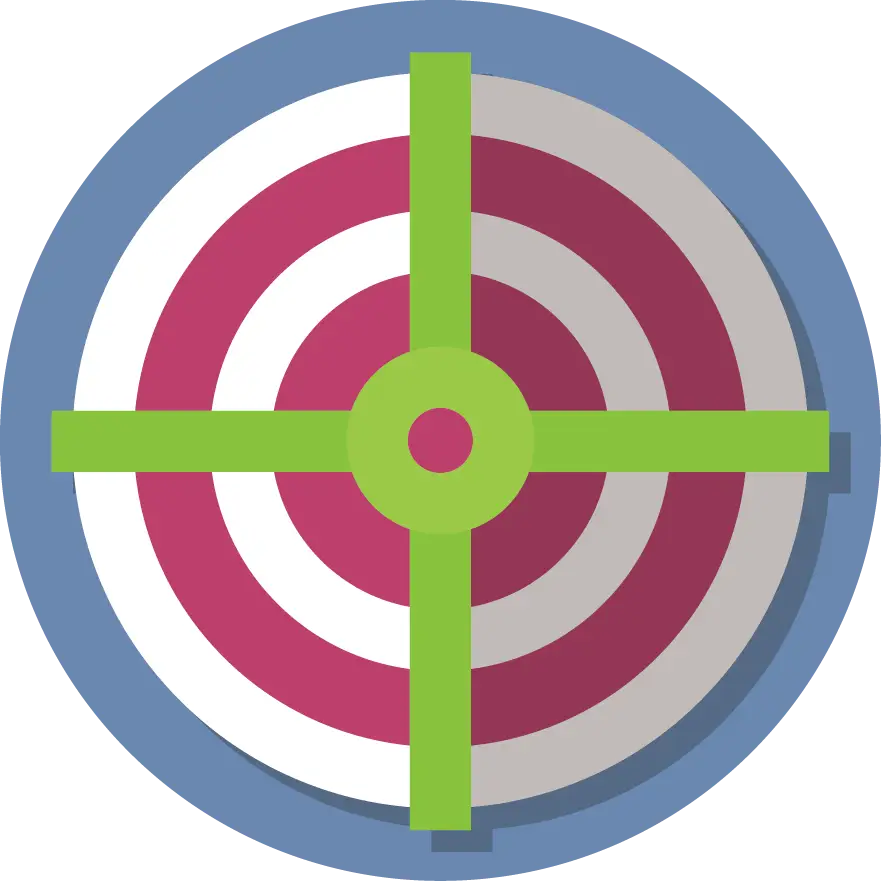 Colorful Target Icon Design