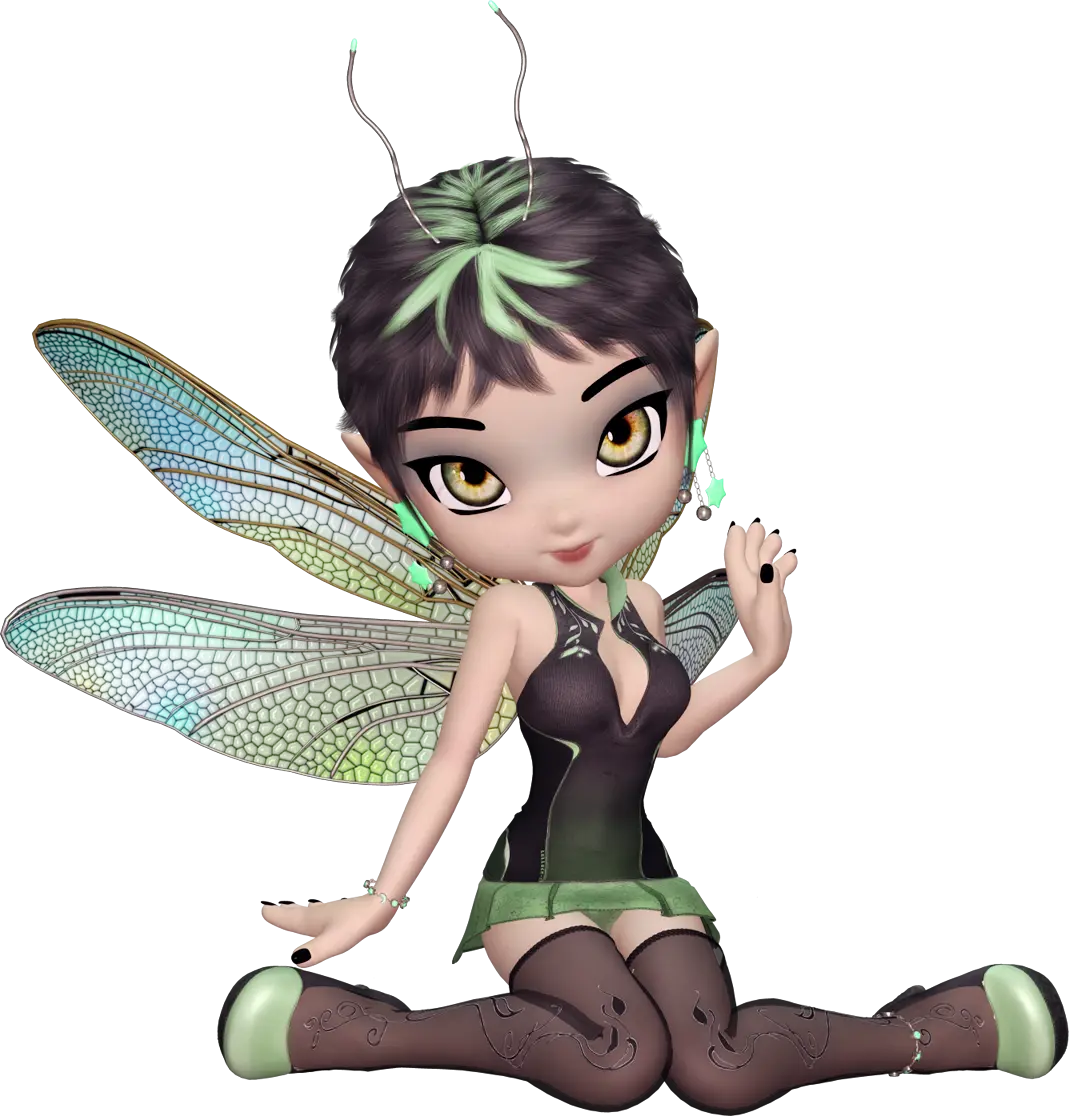Charming Fairy Cartoon Character