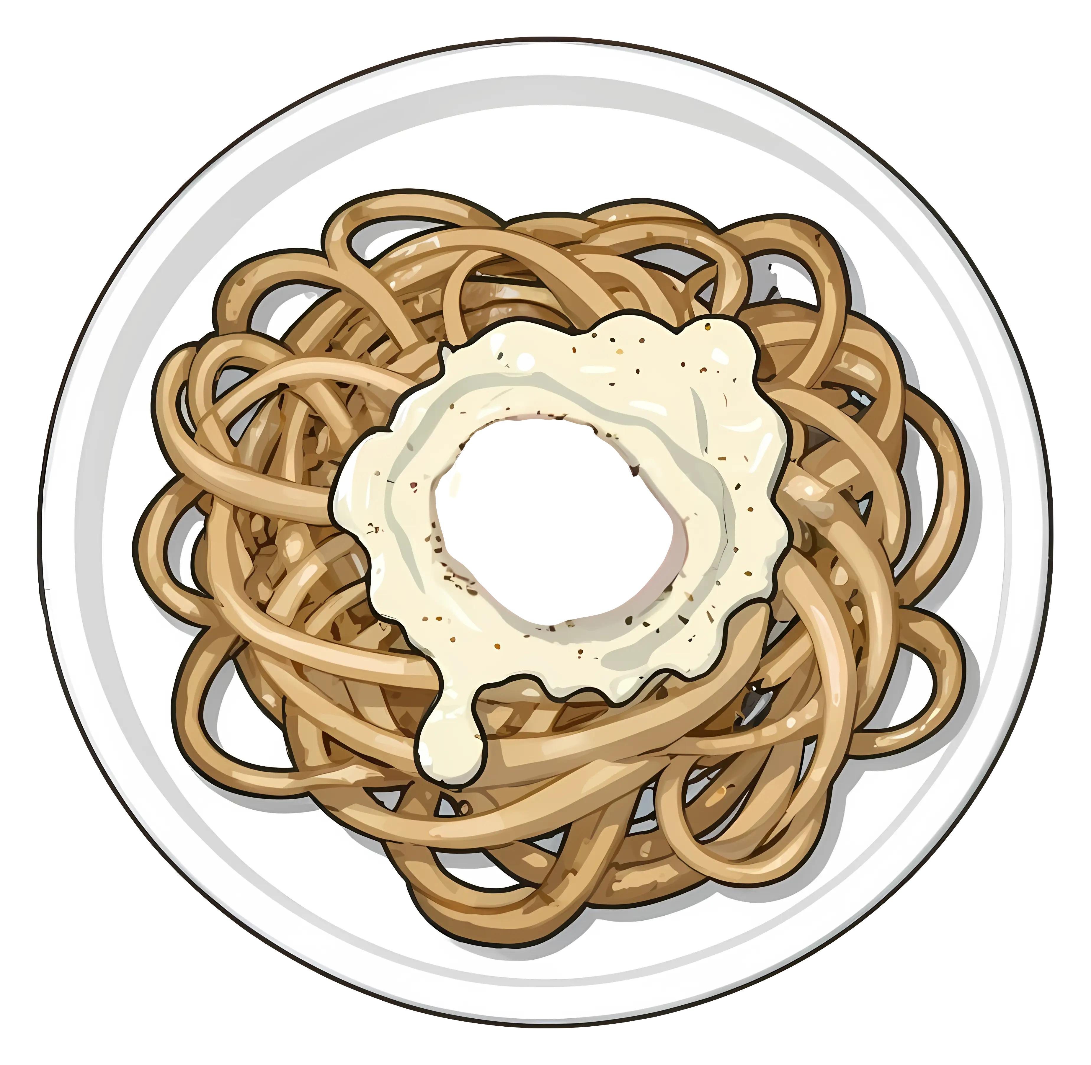 Spaghetti with Creamy Sauce
