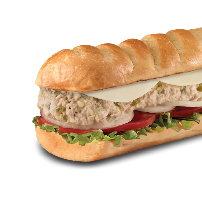 Tuna Submarine Sandwich with Vegetables