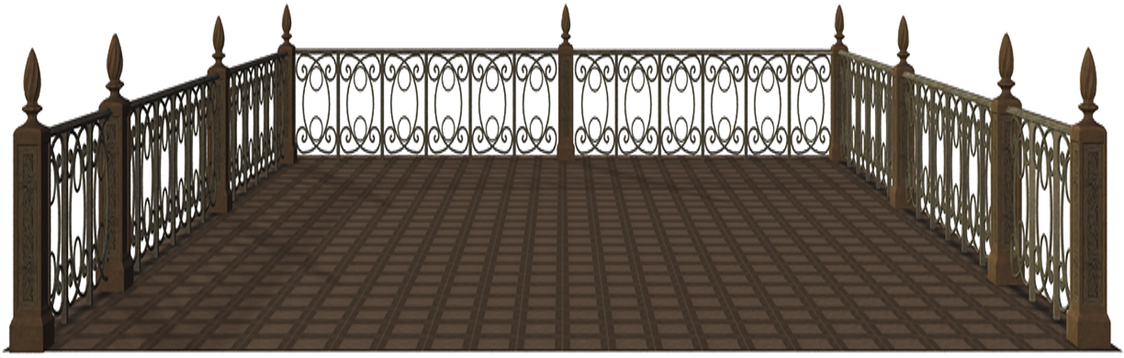 Decorative Iron Fence