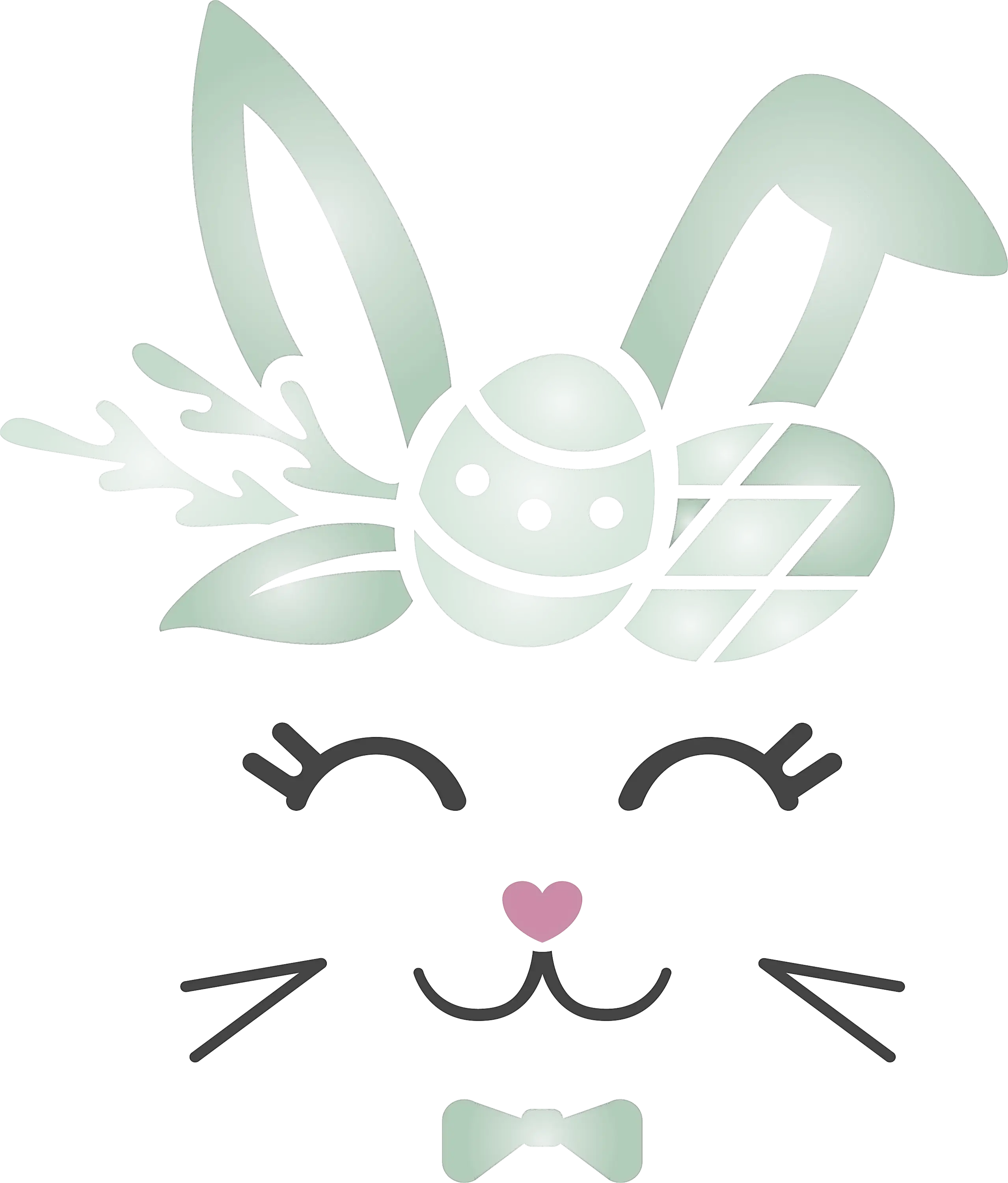 Cute Bunny with Easter Egg