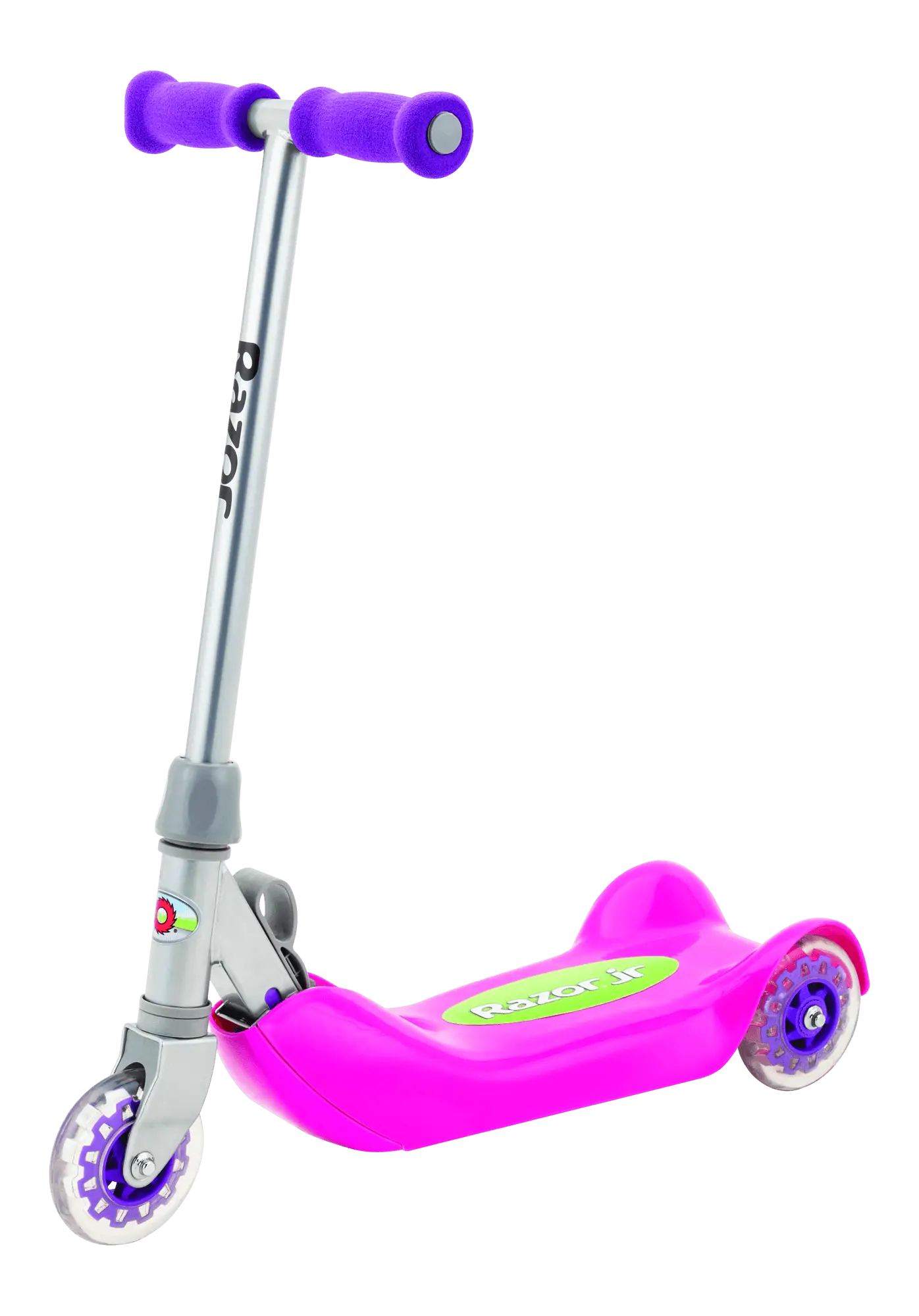 Pink and Purple Kick Scooter for Kids