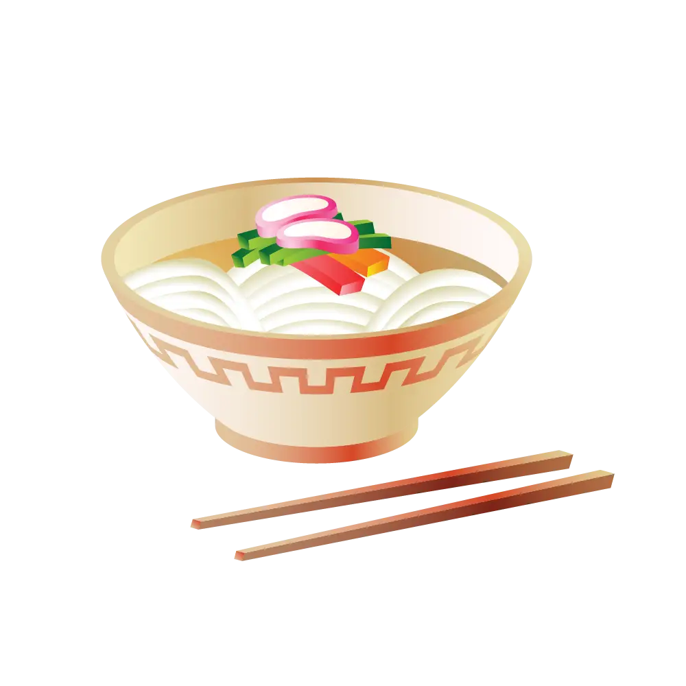 Bowl of Noodles with Chopsticks