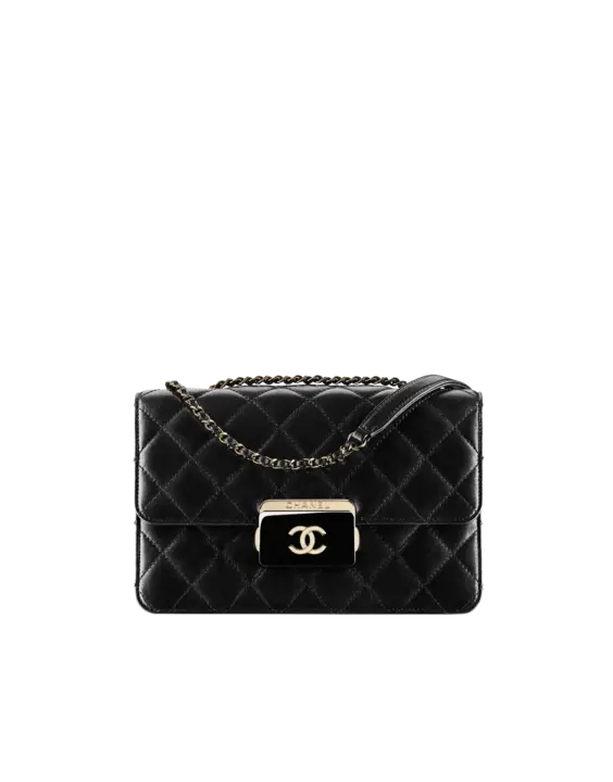 Black Quilted Designer Handbag