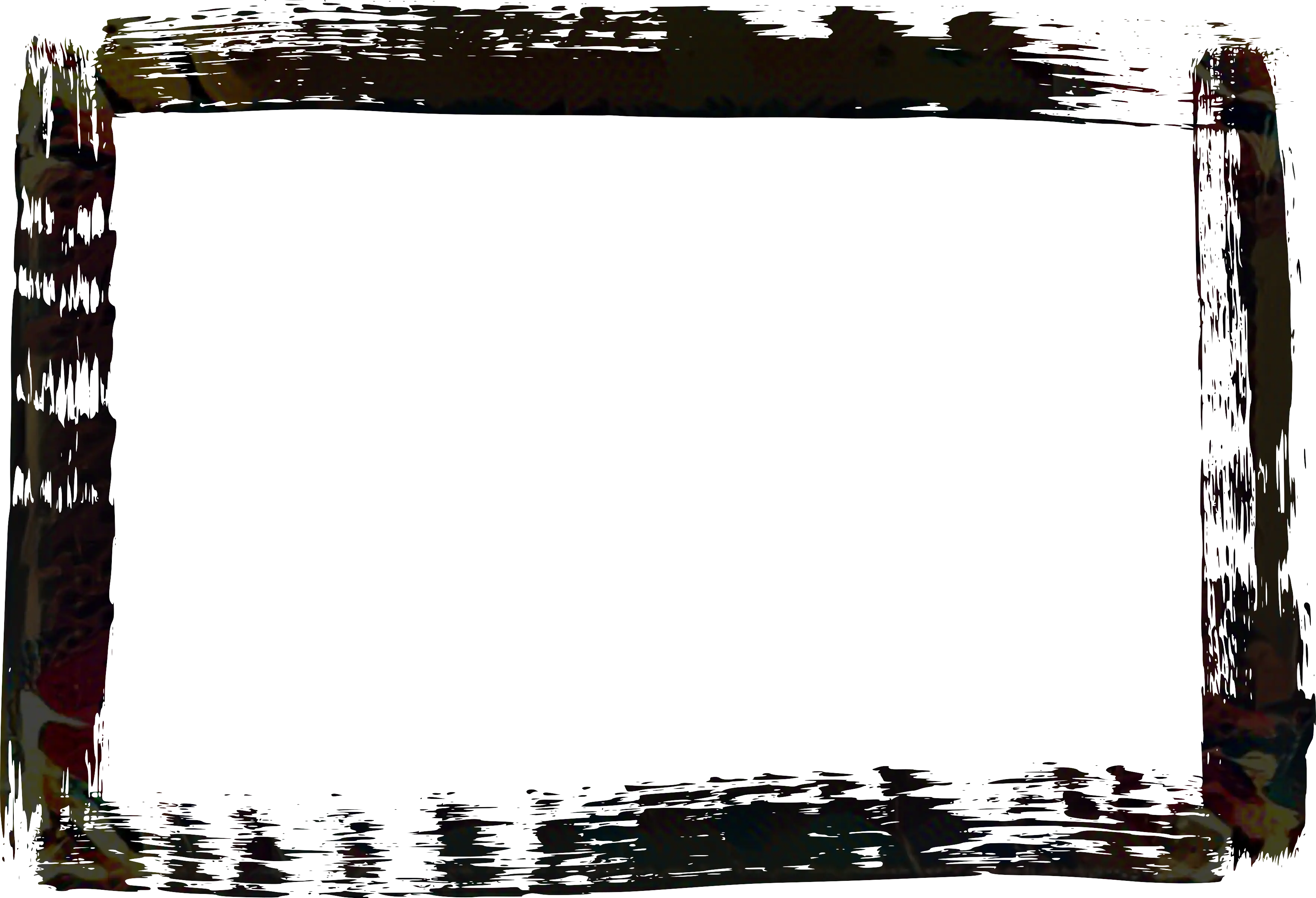 Painted Black Frame for Art Projects