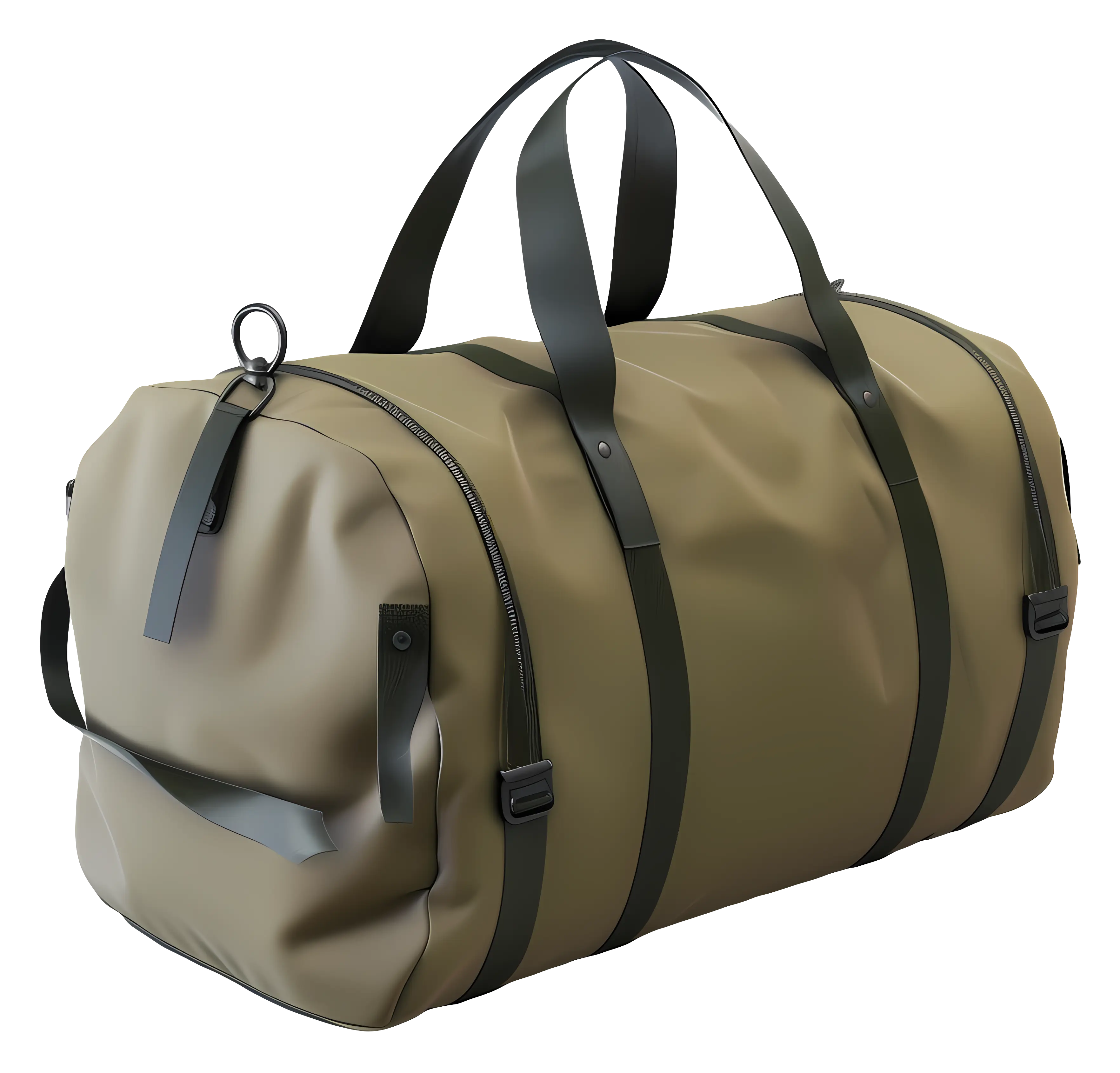 Practical Green Duffel Bag