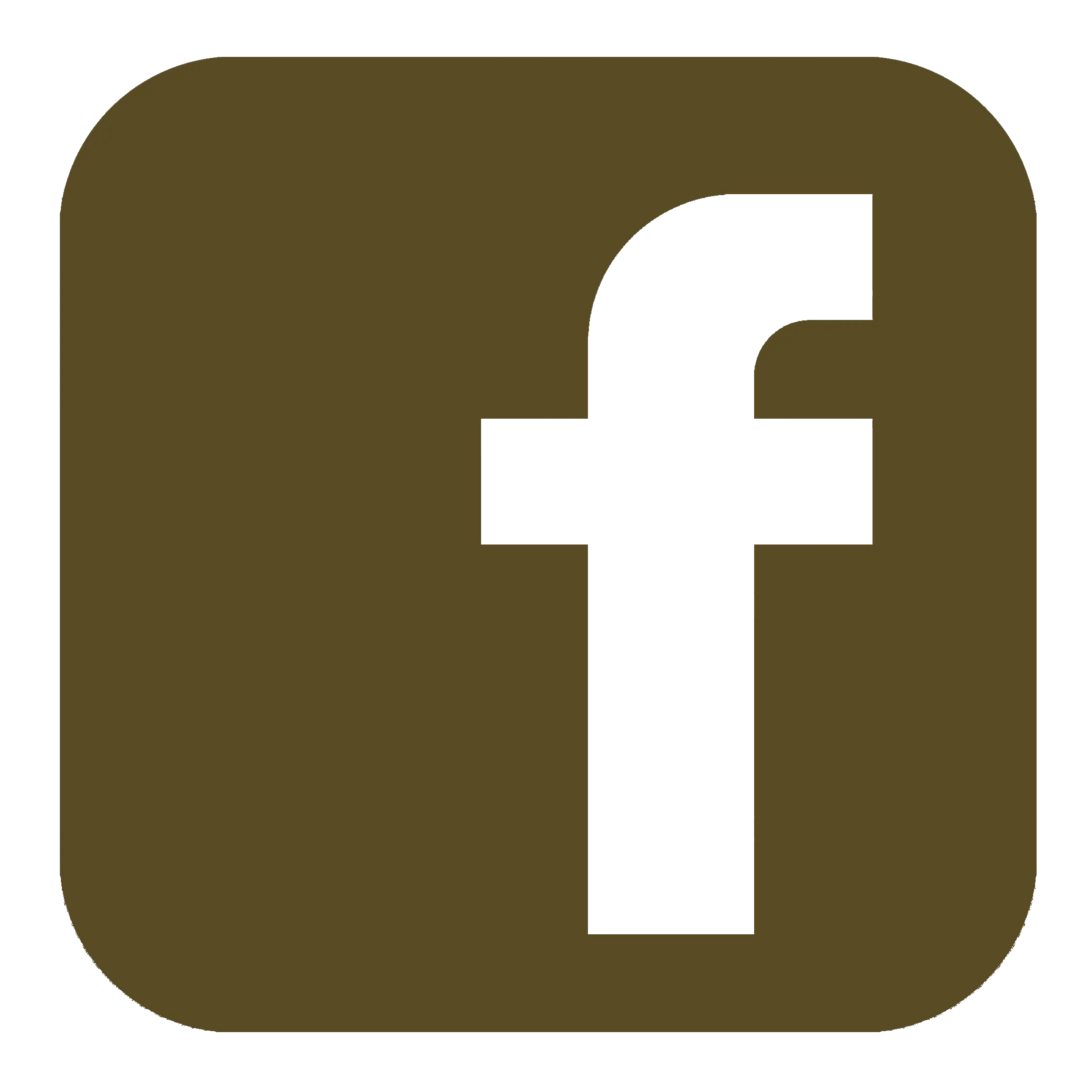 Brown Facebook Logo Icon