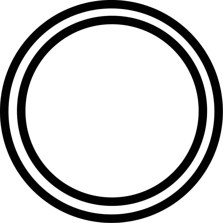 Black Circular Outline Design