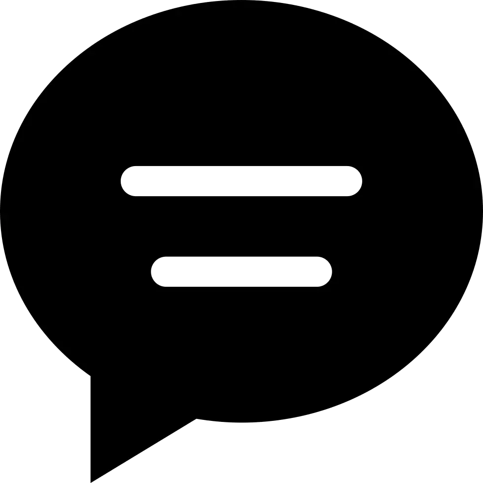 Speech Bubble Icon for Communication
